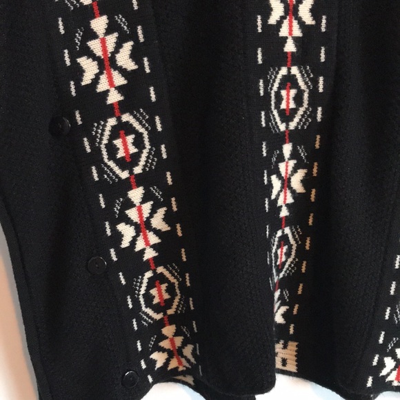 CALIFORNIA MOONRISE Women’s Knit Poncho - Picture 2 of 5